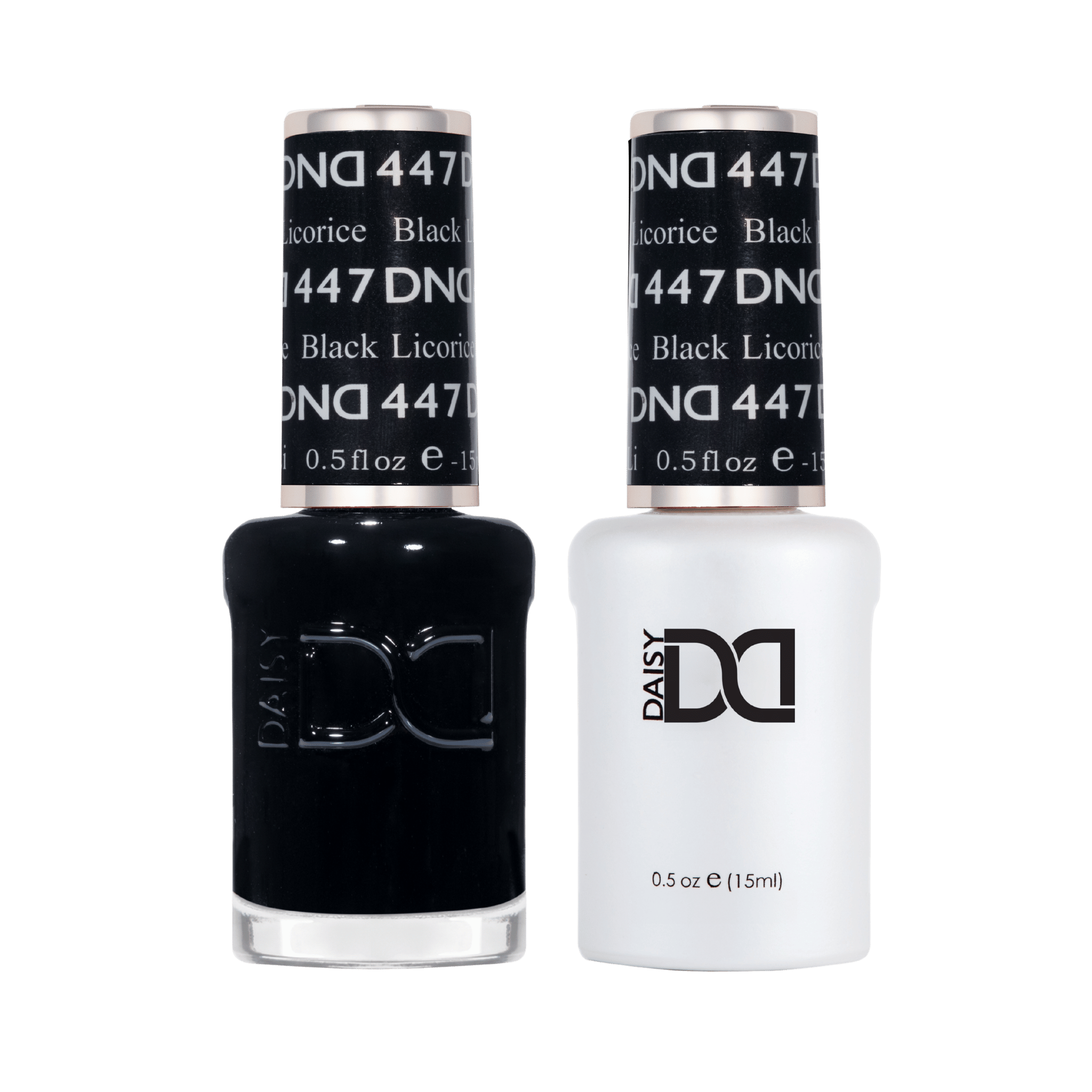 DND DC Gel & Lacquer Duo Black Licorice #447