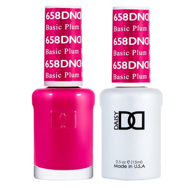 DND DC Gel & Lacquer Duo Basic Plum #658