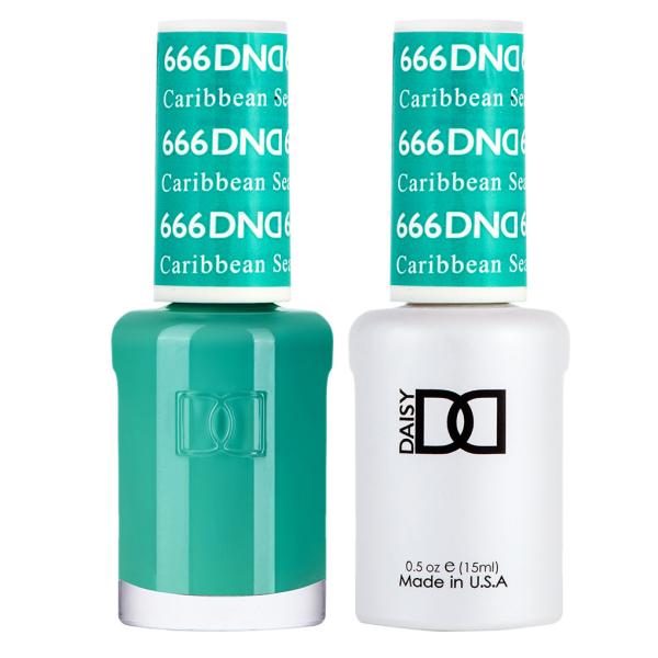 DND DC Gel & Lacquer Duo Caribbean Sea #666