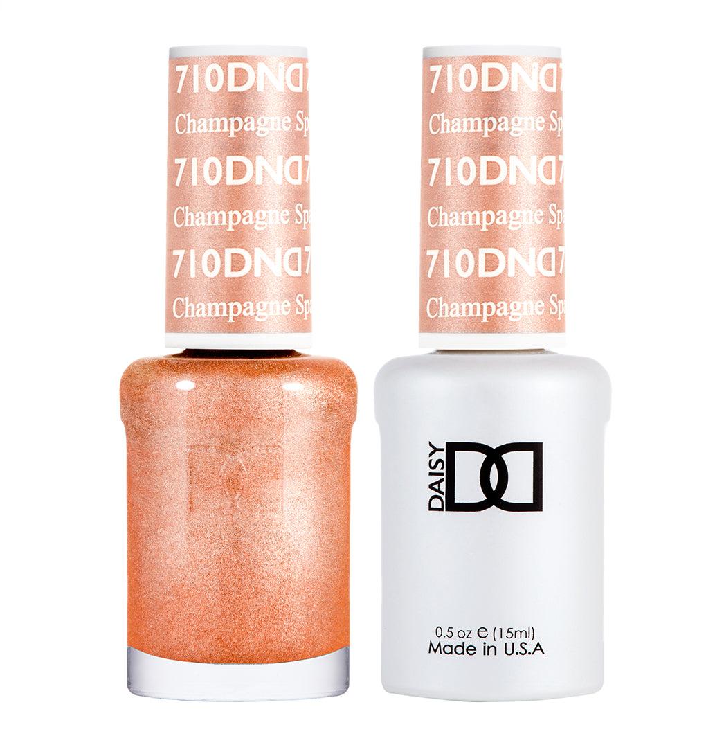 DND DC Gel & Lacquer Duo Champagne Sparkles #710