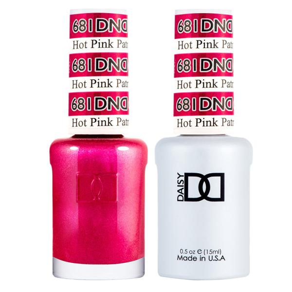 DND DC Gel & Lacquer Duo Hot Pink Patrol #681