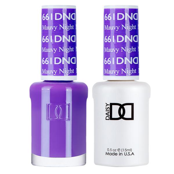DND DC Gel & Lacquer Duo Mauvy Night #661