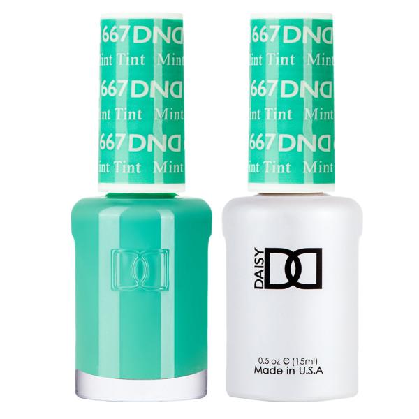 DND DC Gel & Lacquer Duo Mint Tint #667
