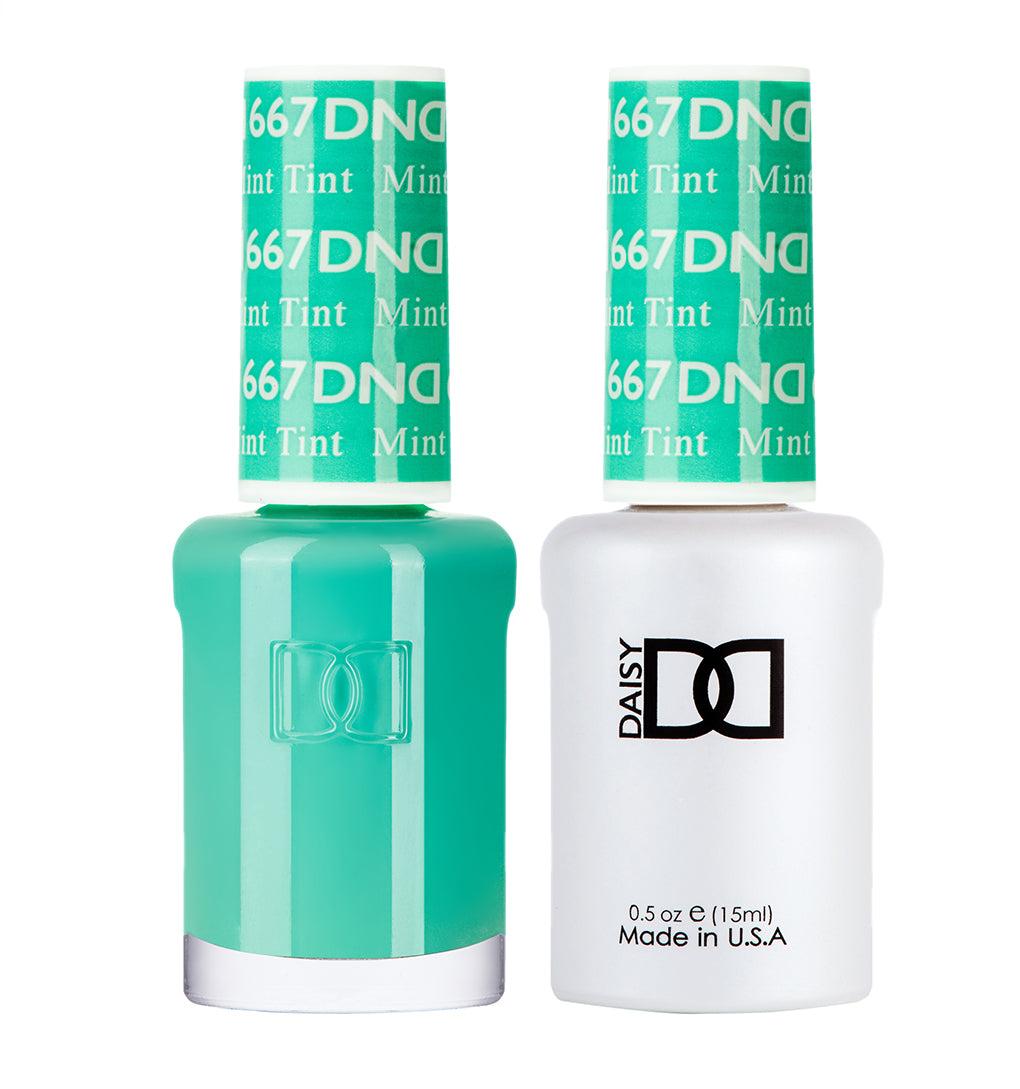 DND DC Gel & Lacquer Duo Mint Tint #667
