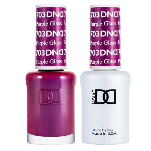 DND DC Gel & Lacquer Duo Purple Glass #703