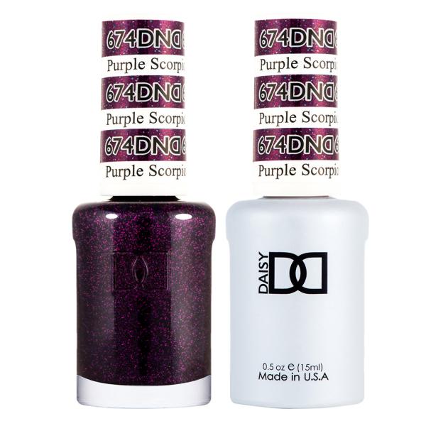 DND DC Gel & Lacquer Duo Purple Scorpio #674
