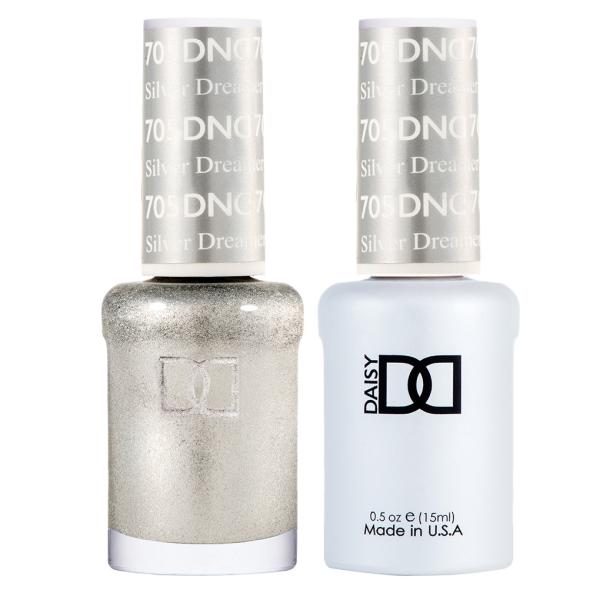 DND DC Gel & Lacquer Duo Silver Dreamer #705