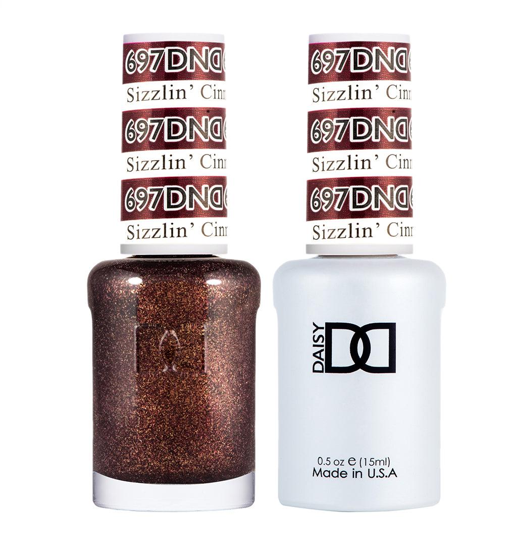 DND DC Gel & Lacquer Duo Sizzlin Cinnamon #697