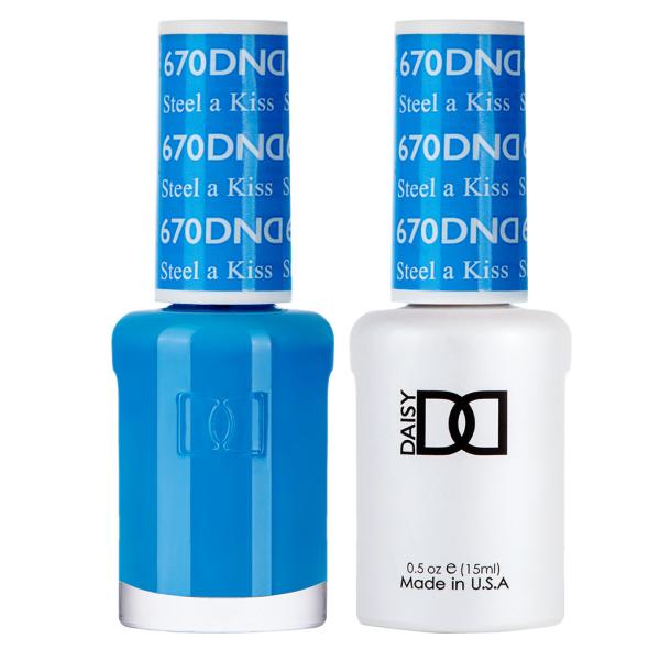 DND DC Gel & Lacquer Duo Steel a Kiss #670