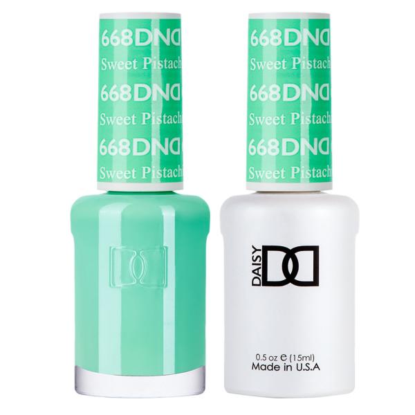 DND DC Gel & Lacquer Duo Sweet Pistachia #668