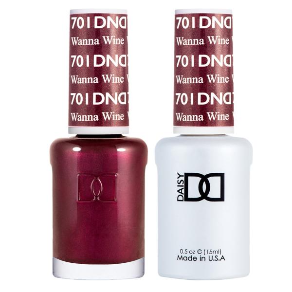DND DC Gel & Lacquer Duo Wanna Wine #701