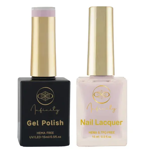 Infinity Duo – Gel Polish & Nail Lacquer Dreamy Lilac (HEMA-Free & TPO-Free)