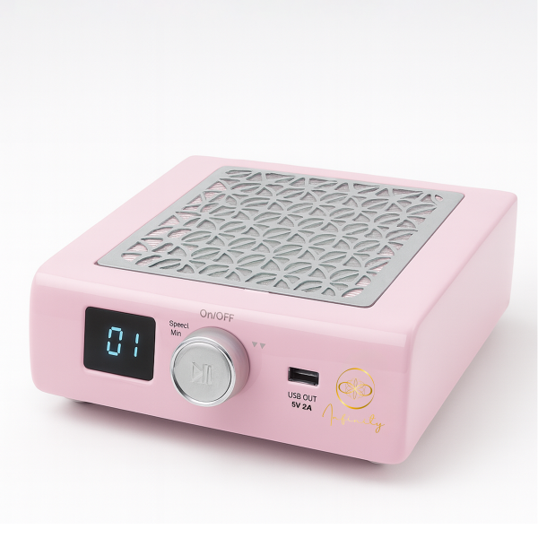 INFINITY 85 Cordless Nail Dust Collector Pink – 85W Brushless Motor
