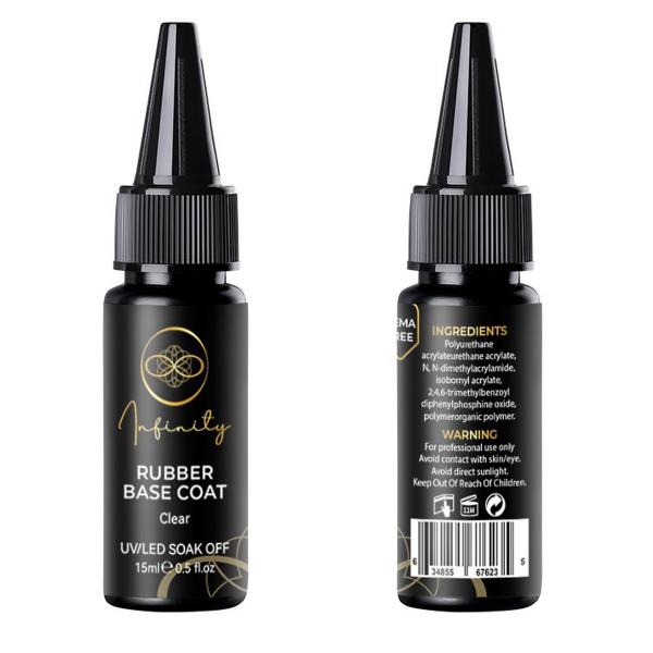 INFINITY Rubber Base Clear 30 ml / 1 oz