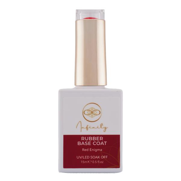INFINITY Rubber Base Red Enigma 15 ml / 0.5 oz