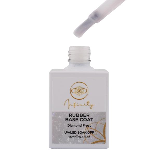 INFINITY Rubber Base Diamond Frost 15 ml / 0.5 oz