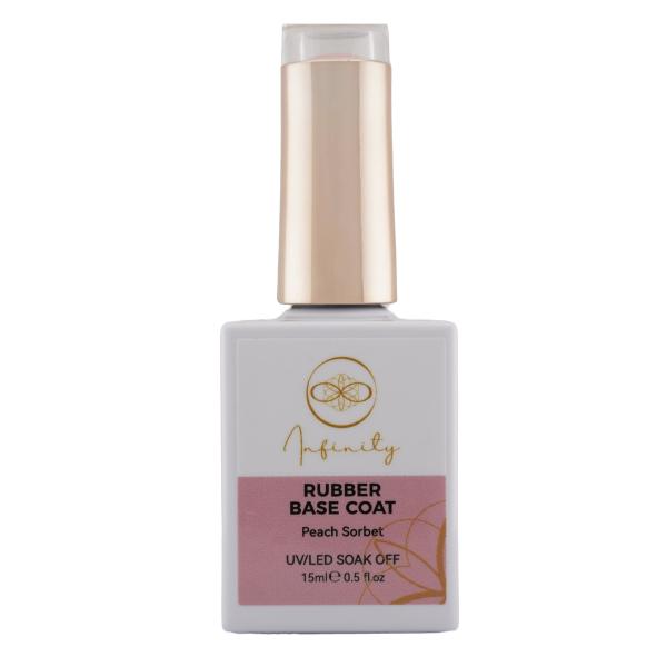INFINITY Rubber Base Peach Sorbet 15 ml / 0.5 oz