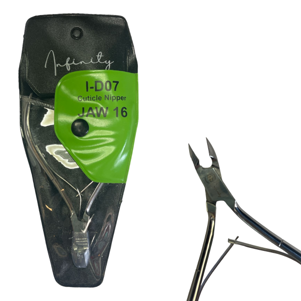 INFINITY Professional Cuticle Nippers – Matte & Polished, 7 mm & 8 mm Options