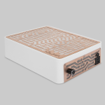 ÜLKA Nano White Portable Dust Collector Manicure P – 30W Rose GoldGrill