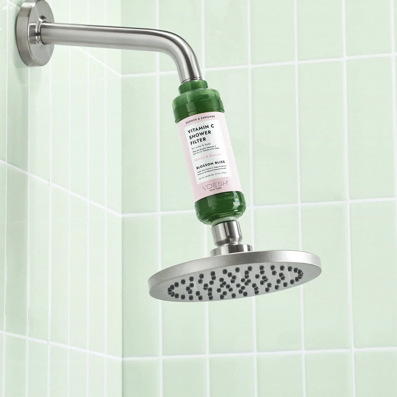 VOESH Citrus Crush. Detox & Energize. Shower & Empower Vitamin C Shower Filter For Scalp & Body.