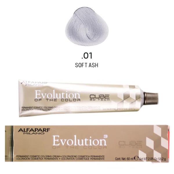 ALFAPARF Evolution Color Permanente #0.01 – Color Permanente para Cabello 2.05 oz