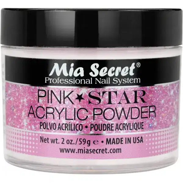 MIA SECRET Pink Acrylic Powder 2 Oz / PL430P