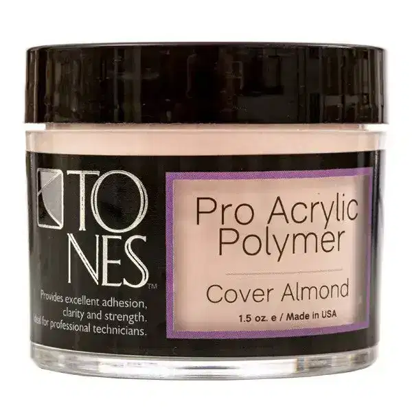 TONES Pro Acrylic Powder Cover Almond - 1.5 OZ TO-AP-013