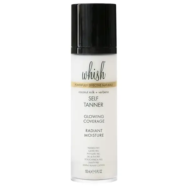 WISH Self Tanner Glowing Coverage Radiant Moisture 150 ml 5 oz