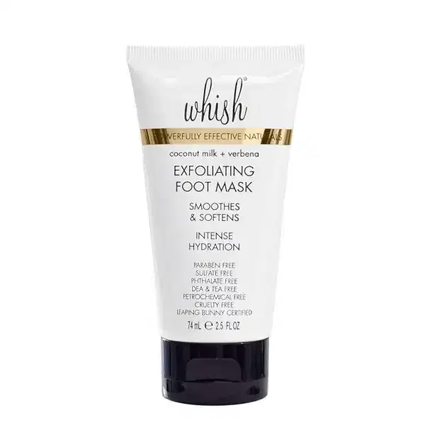 WISH Exfoliating Foot Mask Smoothes & Softens 74 ml 2.5 oz