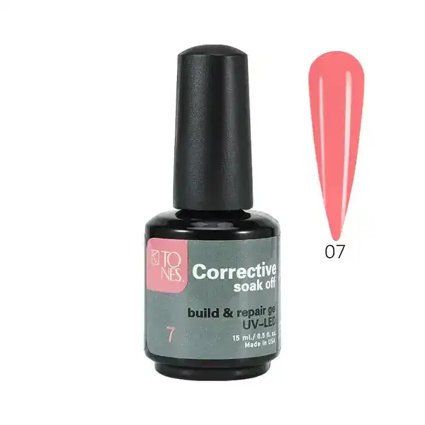 TONES Corrective Soak Off Build & Repair Gel 15 ml TO-CC-07