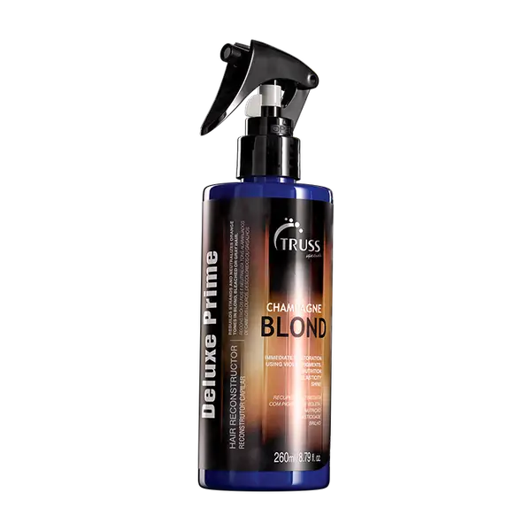 TRUSS Deluxe Prime Champagne Blond 260ml Spray Treatment With High Penetration Micro-Pigmen