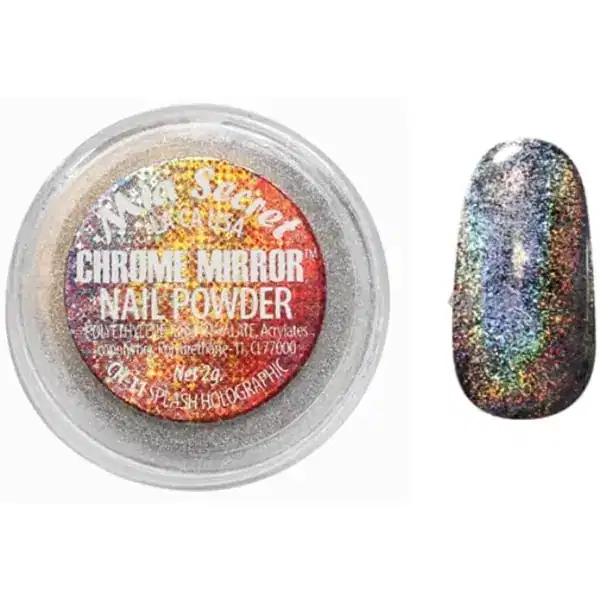 MIA SECRET Chrome Mirror Nail Splash Holographic / CH11