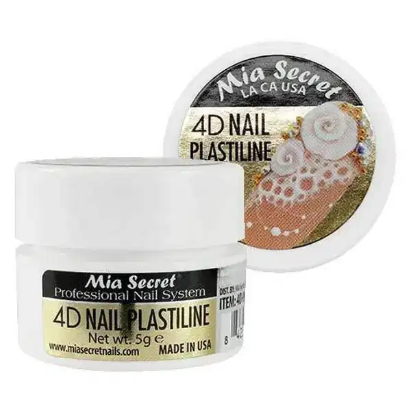 MIA SECRET White 4D Nail Plastiline 5G For Nail 5 g / 4D-999