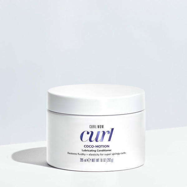 WOW Curl Coco-Motion Lubricating Conditioner 10 Oz Restores Fluidity Elasticity For Super Spring Curl