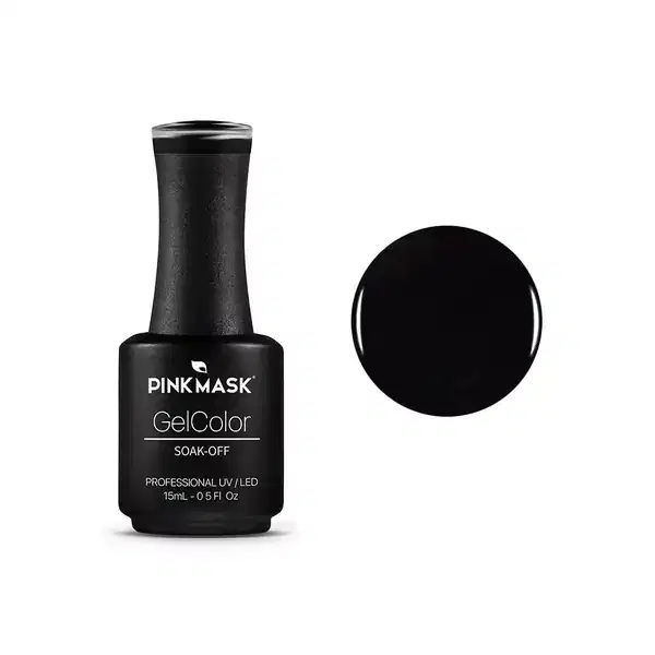 PINK MASK Gel Color Black in Black