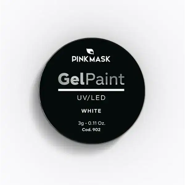 PINK MASK Gel Paint White 3 dr 0.1 oz