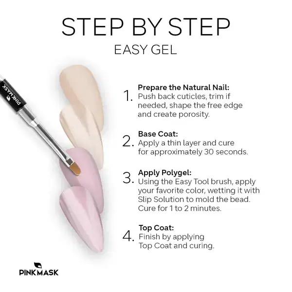 PINK MASK Easy Gel Cover Pink 60 grs 2.1 oz