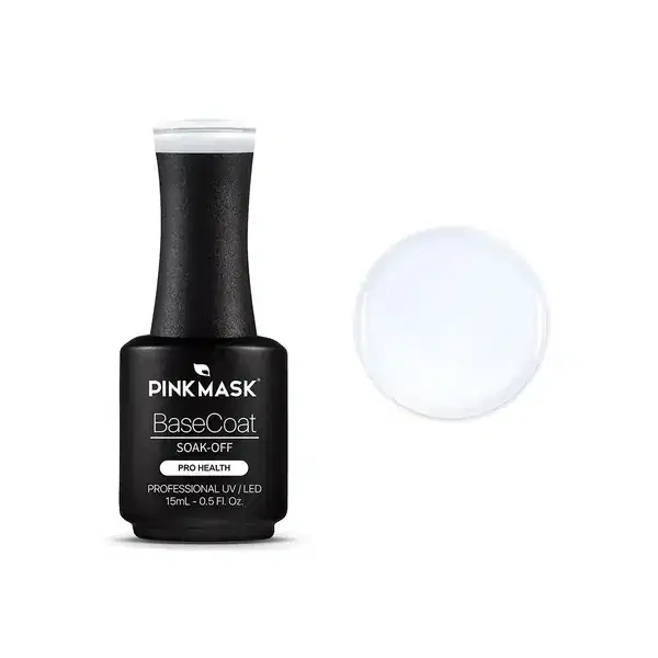 PINK MASK Rubber Base Coat Milky 15 ml 0.5 oz