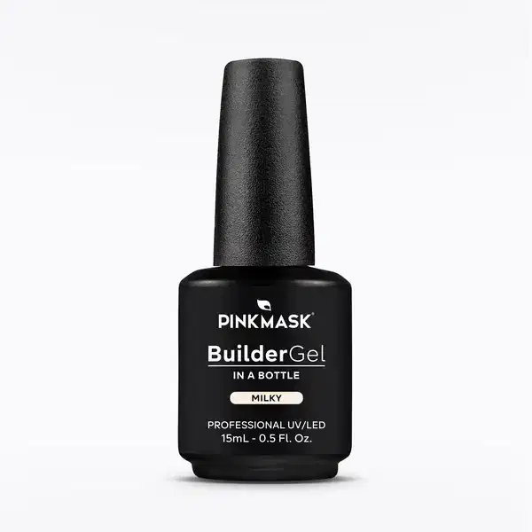 PINK MASK Builder Gel in a Bottle Milky 15 ml 0.5 oz