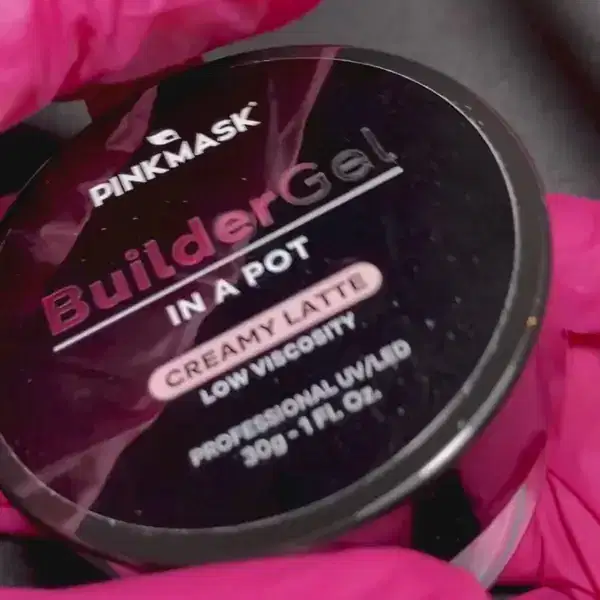 PINK MASK Builder Gel In a Pot Cream Latte 30 grs 1 oz