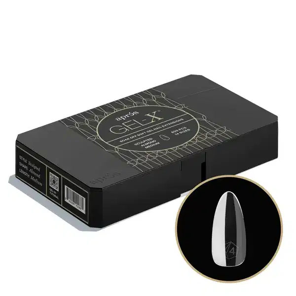 APRES GEL-X Sculpted Almond Medium 2.0 Box 600 Tips of 14 Size