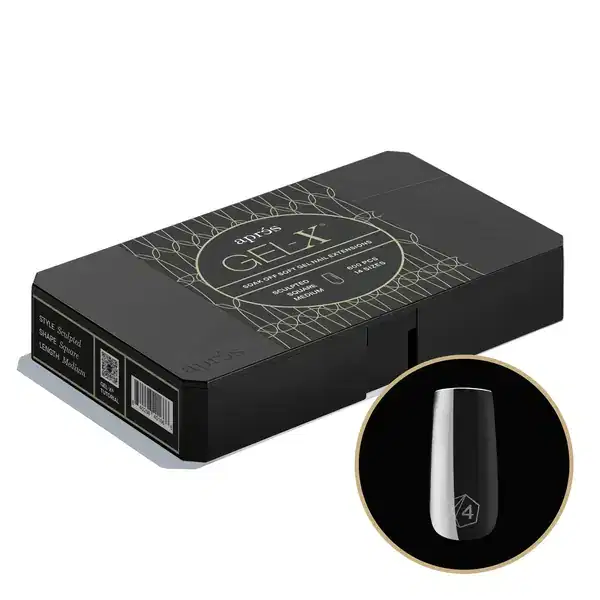 APRES GEL-X Sculpted Square Medium 2.0 Box 600 Tips of 14 Size