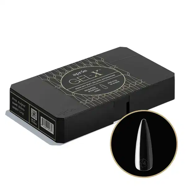 APRES Gel-X Sculpted Stiletto Long 2.0 Box 600 Tips of 14 Size