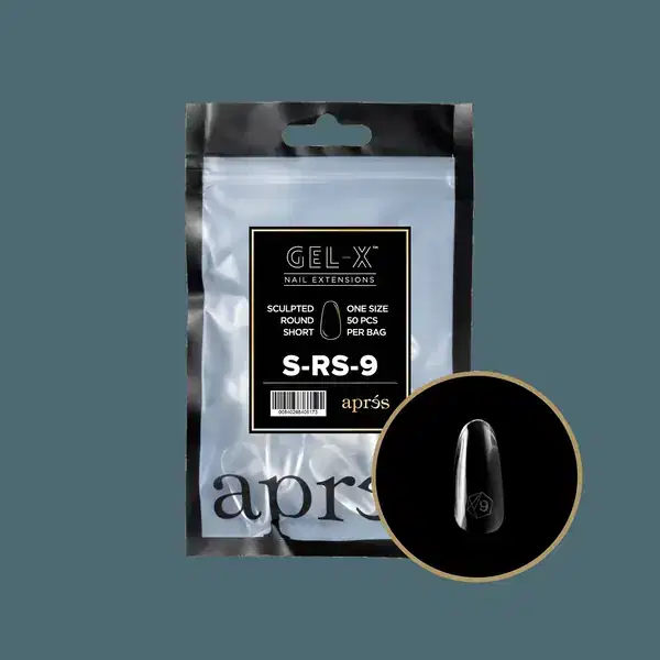 APRES Gel-X Sculpted Round Short Refill Bags #9 Bag Contains 50 pcs Of The Desired Size