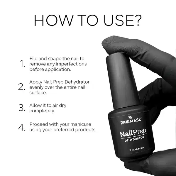 PINK MASK Nail Prep Dehydrator 15 ml 0.5 oz