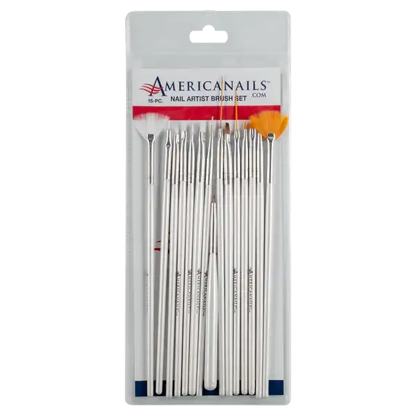 AMERICANAILS Master nail astisc brush set 15