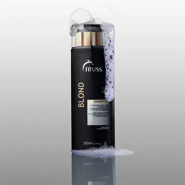 TRUSS Blond Shampoo 300ml Cleanses Blonde Hair & Protects Color