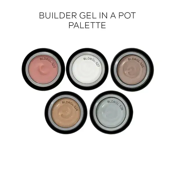 PINK MASK Builder Gel In a Pot Shimmer White 30 gr 1 oz