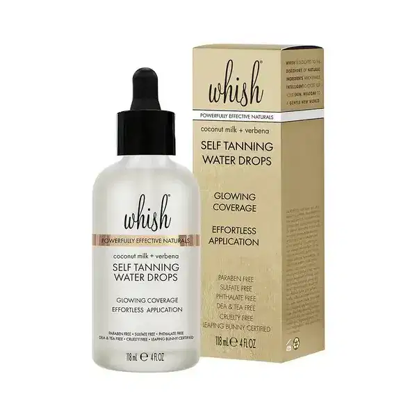 WISH Self Tanning Water Drops Glowing Coverage 118 ml 4 oz