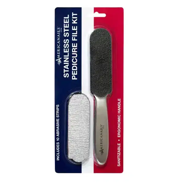 AMERICANAILS Stainless steel pedicure file kit